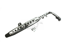 Uitlaat standaard, zwart / chroom, past op repro Dax 50