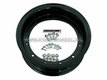 Velg Dax 10" aluminium, standaard look, 3.50, zwart
