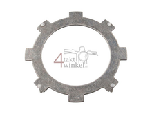 Koppelingsplaat staal C50, Dax, onder met 4 pootjes, origineel Honda