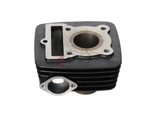 Cilinderset met zuiger &amp; pakking, 50cc, 39mm aluminium, staand, Mash, zwart