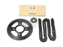 Tandwielen en ketting set, Mash Fifty, 50cc, 70cc, 13 - 48, 20mm as, A-kwaliteit