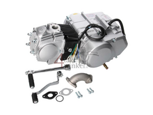 Motorblok, 107cc, semi-automaat, Lifan, 4-bak, zilver