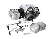 Motorblok,  85cc, handkoppeling, Lifan, 4-bak, zilver