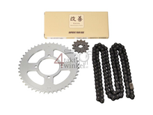 Tandwielen en ketting set, Hanway RAW50, AGM Caferacer, 428, 13-46, A-kwaliteit