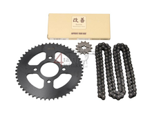 Tandwielen en ketting set, Mash Fifty, 50cc standaard, 13 - 52, 17mm as, A-kwaliteit