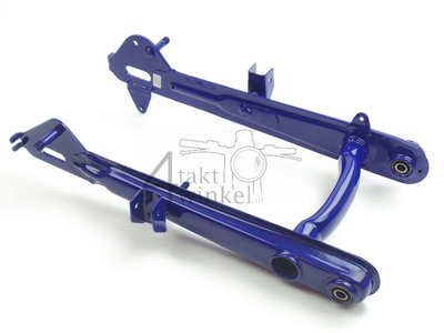 Achterbrug C50, lage oren, blauw, imitatie