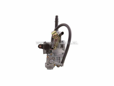 Carburateur brede flens, 18mm, kabel choke, past op C70, C90