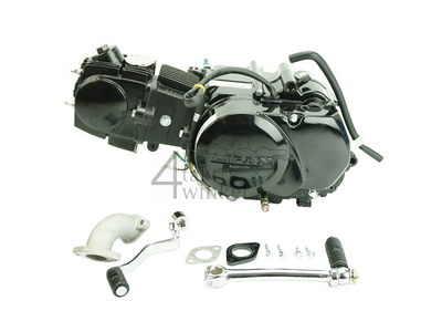 Motorblok,  85cc, handkoppeling, Lifan, 4-bak, zwart