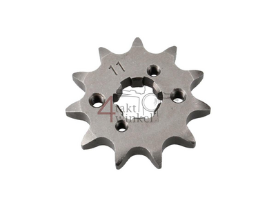 Voortandwiel, 428 ketting, 17mm as, 11, m3 gaten, past op Mash, AGM, Hanway