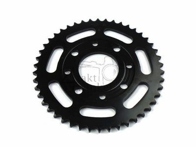 Achtertandwiel Mash Fifty, Skyteam Ace, 46 tands, 428 ketting, zwart